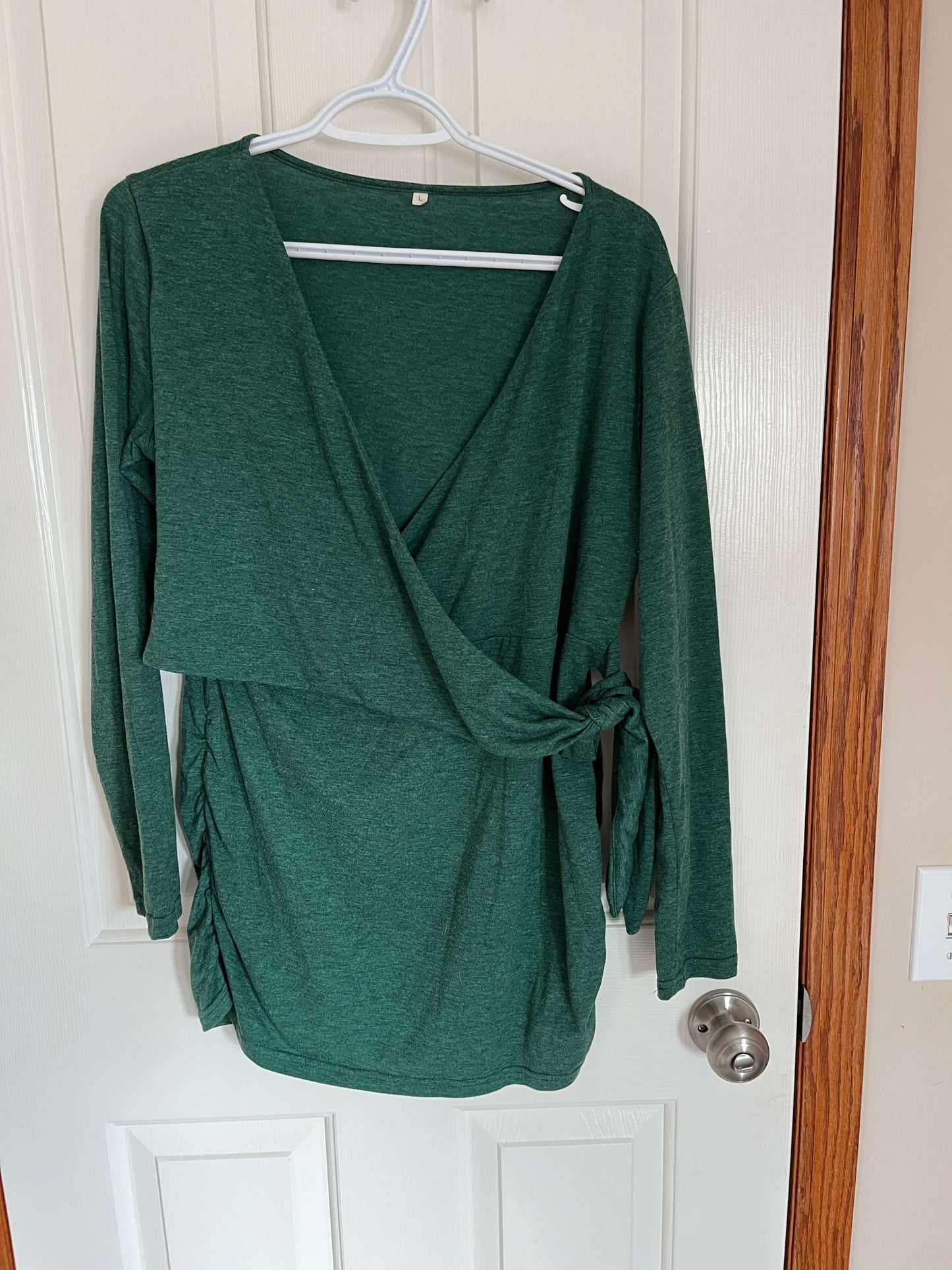 Long-Sleeve Maternity Tops – Size L (Shein & Unknown Brand), Maternity L (12-14)