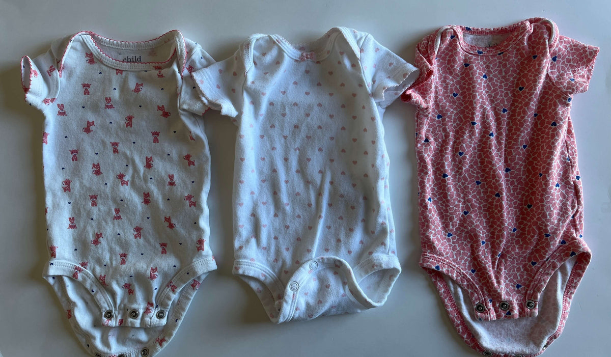 Girls 0-3 Month Onesies. Various Carter Brands, Kids 3 Month (0-3M)