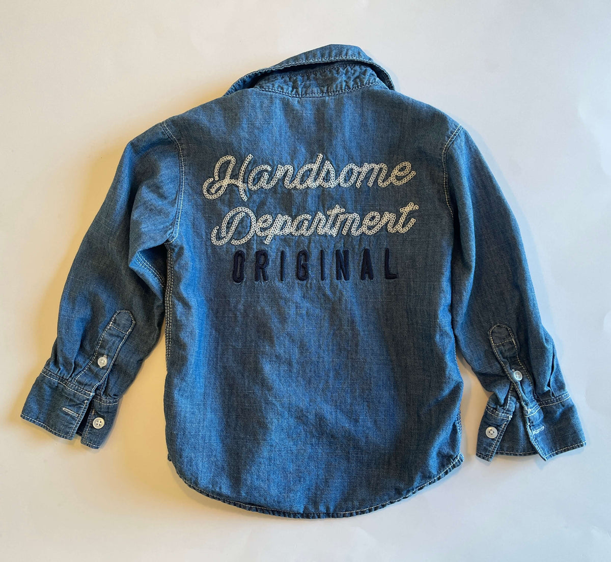 Boys Denim Button Up Shirt. Carter's 2T, Kids 2T