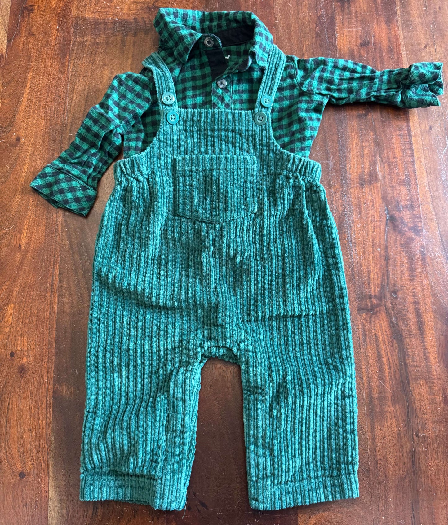 Cat and Jack Corduroy Overalls Set (3-6M), Kids 6 Month (3-6M)