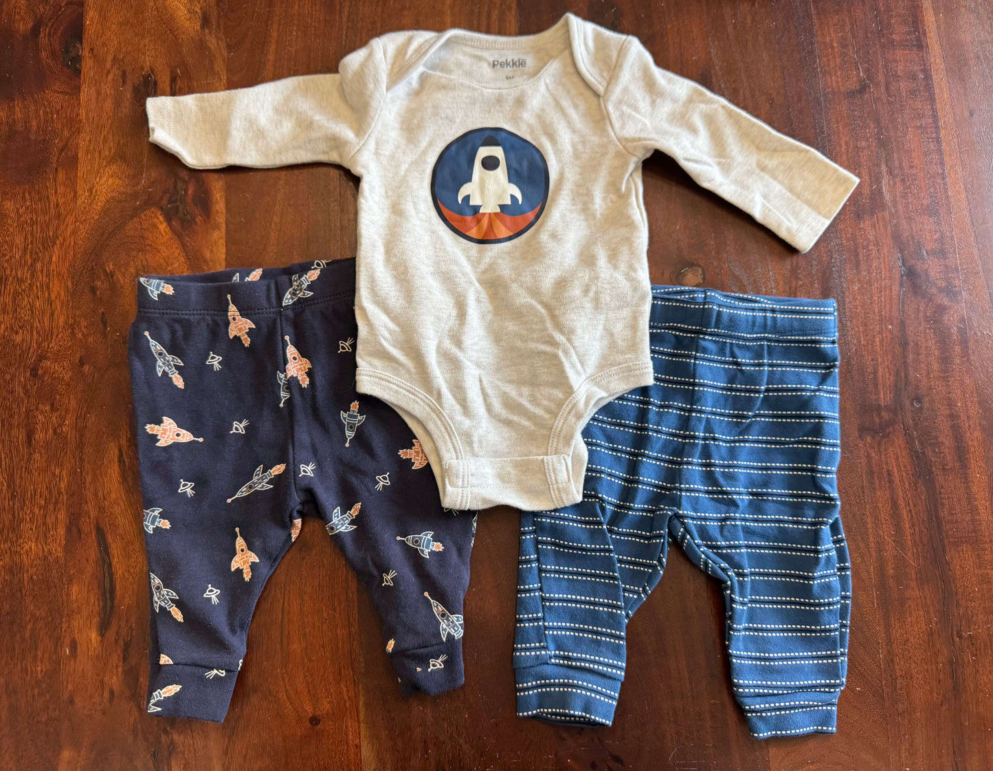 Pekkle Space Outfit Bundle (3M), Kids 3 Month (0-3M)
