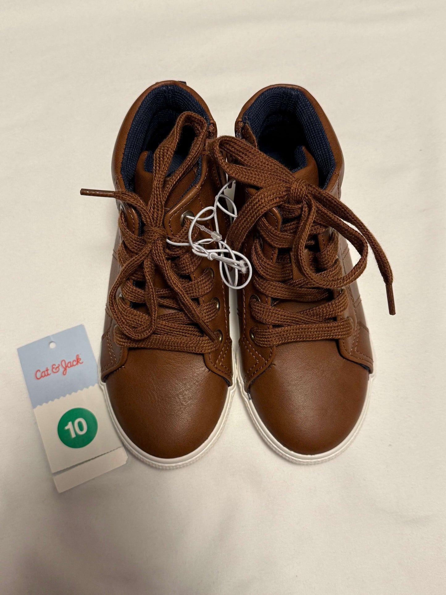 NEW Cat & Jack high-top shoes, size 10; MSRP $23USD, Shoes 10 (Toddler:2-4yr)