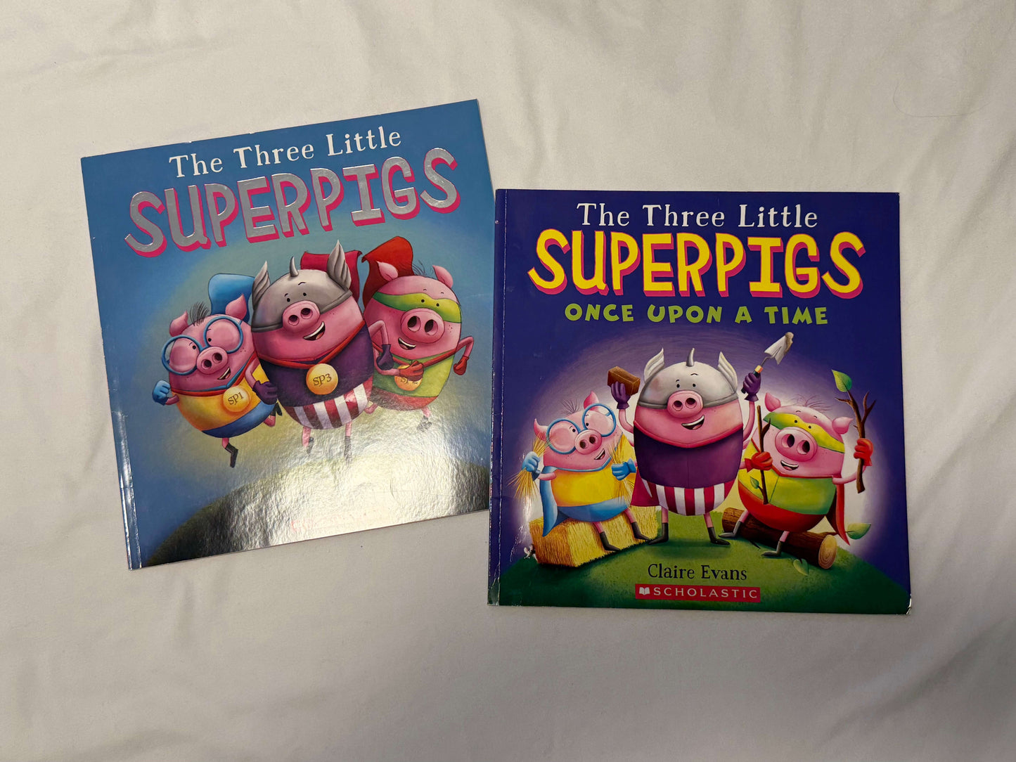 The Three Little Superpigs story duo