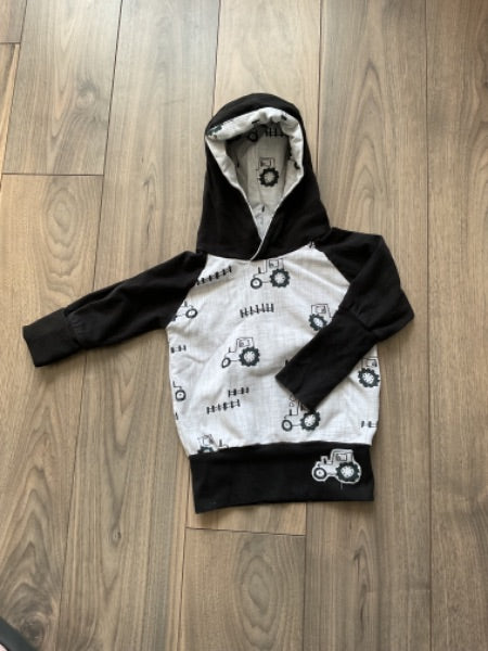 Grow with me Tractor Hoodie 12 Months -3 Years, Kids 12 Month (9-12M)