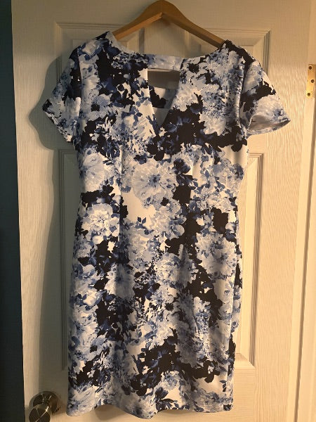 Stork & Babe Floral Maternity Dress, Size Large, Maternity L (12-14)