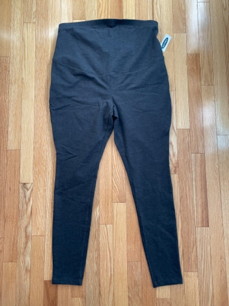 Old Navy Maternity leggings, dark grey, size L , Maternity L (12-14)