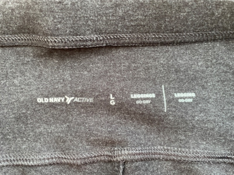 Old Navy Maternity leggings, dark grey, size L , Maternity L (12-14)
