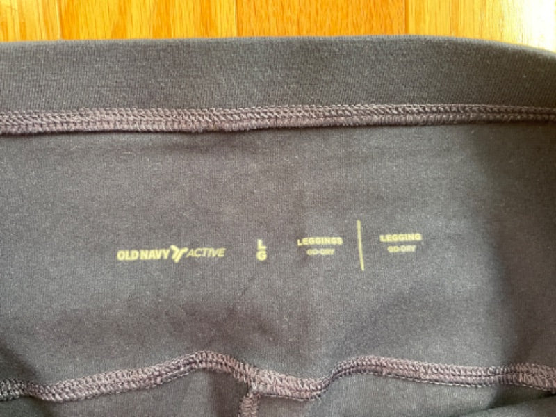 Old Navy Maternity leggings, navy blue, size L , Maternity L (12-14)