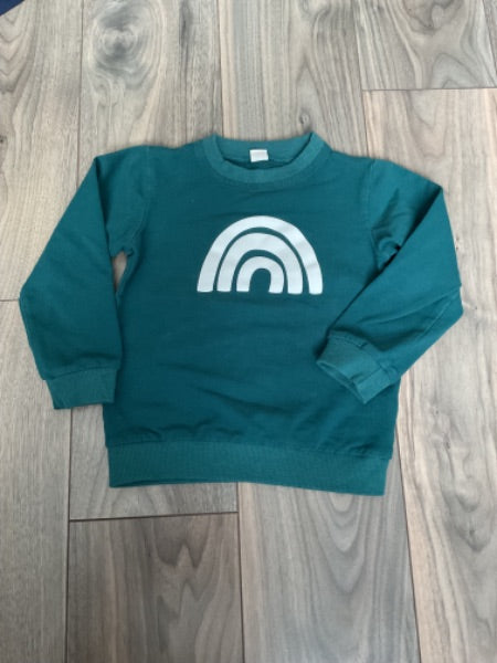 Green Sweatshirt Size 110 4T, Kids 4/4T