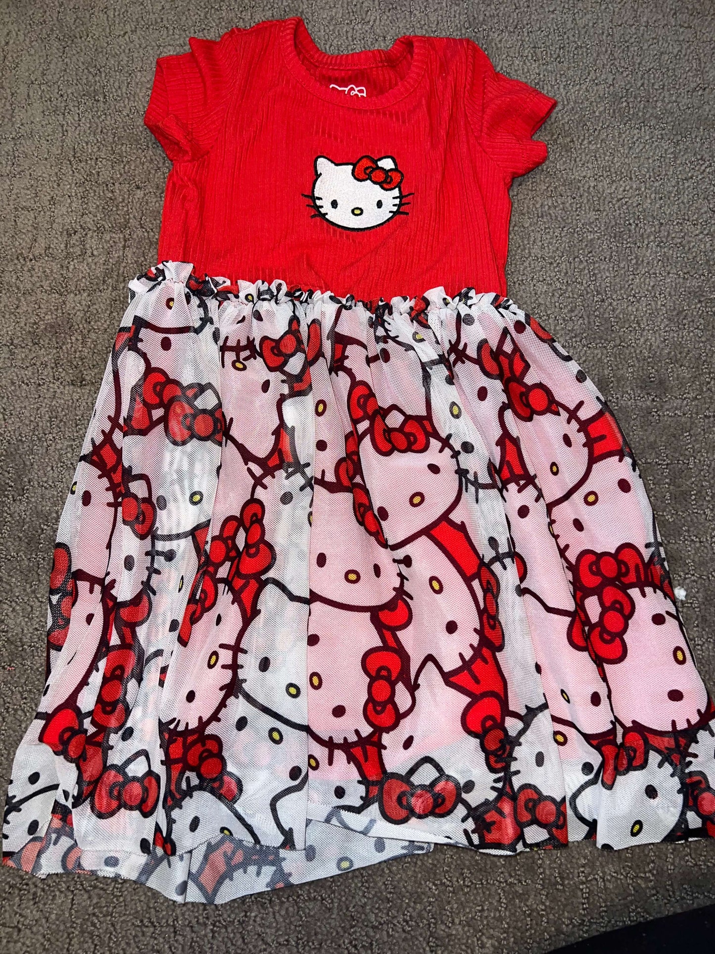 Hello kitty red dress with tulle - 3T, Kids 3T