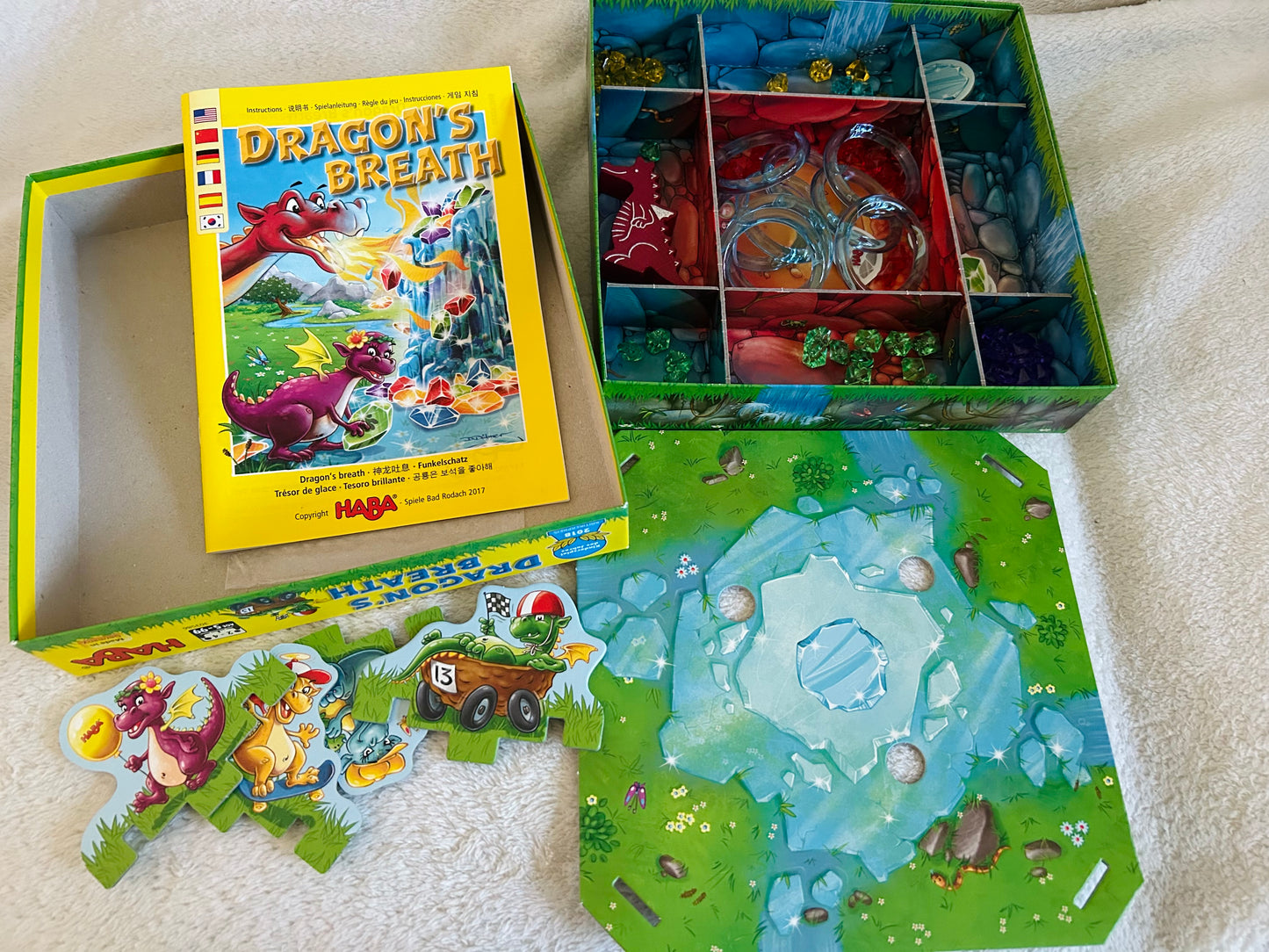 HABA Dragon’s Breath award winning board game, EUC
