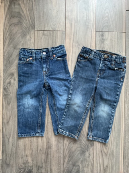 Baby Boy Jeans - 2 pair 18-24 Months, Kids 24 Month (18-24M)