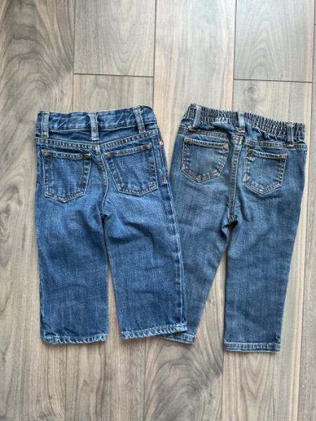 Baby Boy Jeans - 2 pair 18-24 Months, Kids 24 Month (18-24M)