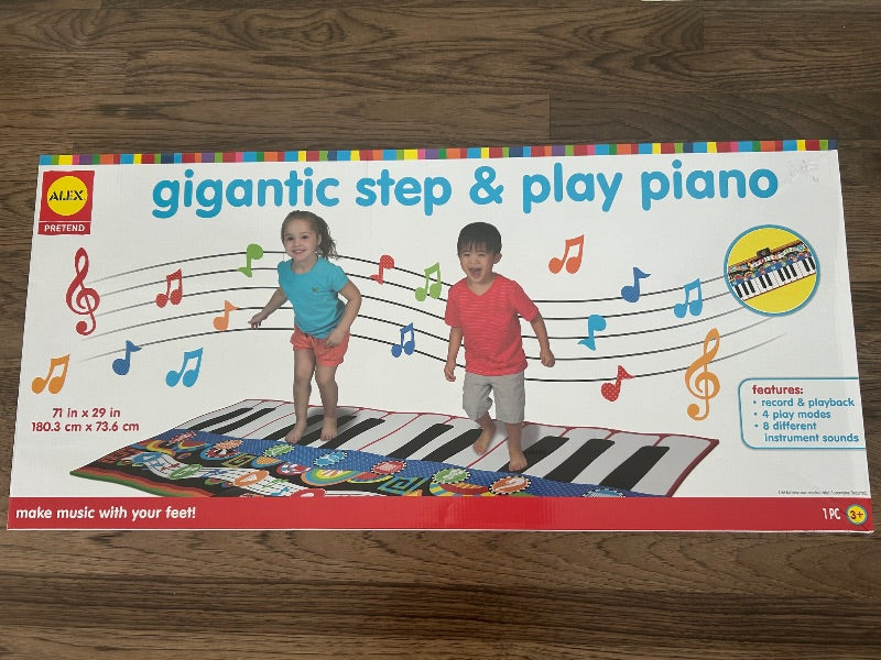 Gigantic Step & Play Piano 71" x 29”