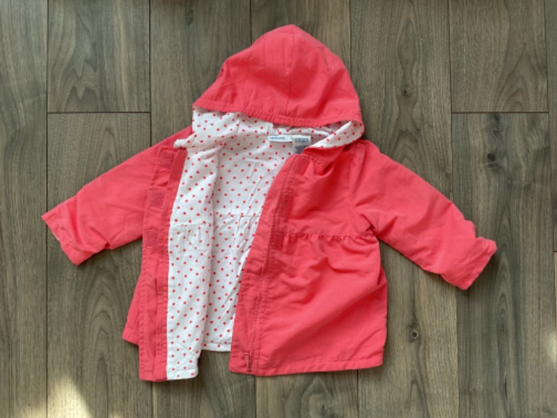 Pink Jacket, White and Blue Checkered Summer Shirts 24 Months, Kids 24 Month (18-24M)