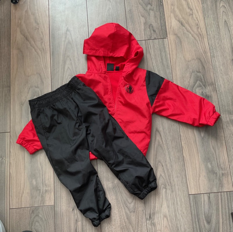 Track Suit - Red and Black Body Glove 3T, Kids 3T