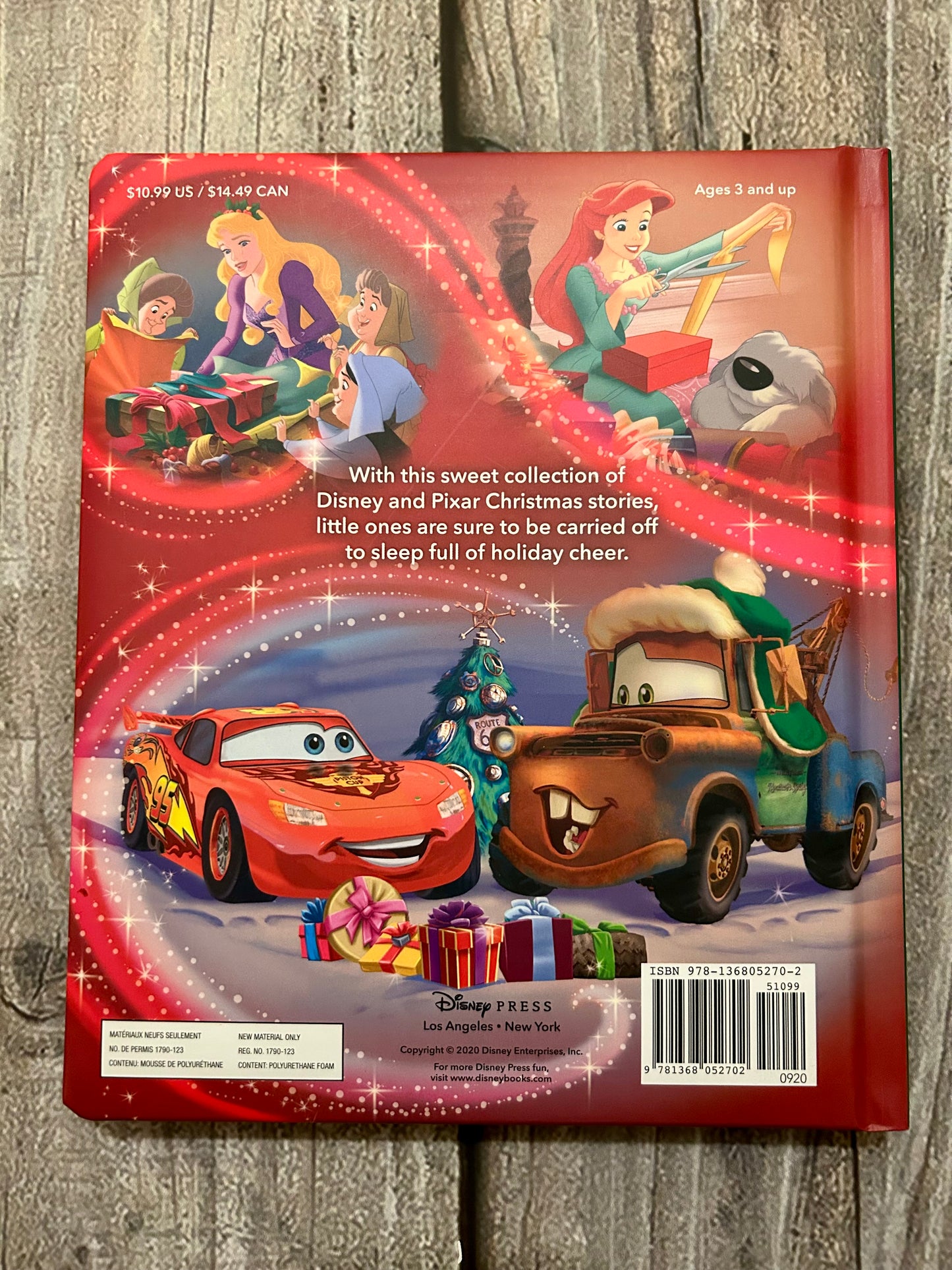 Disney My First Christmas Bedtime Storybook collection, hardcover, like new