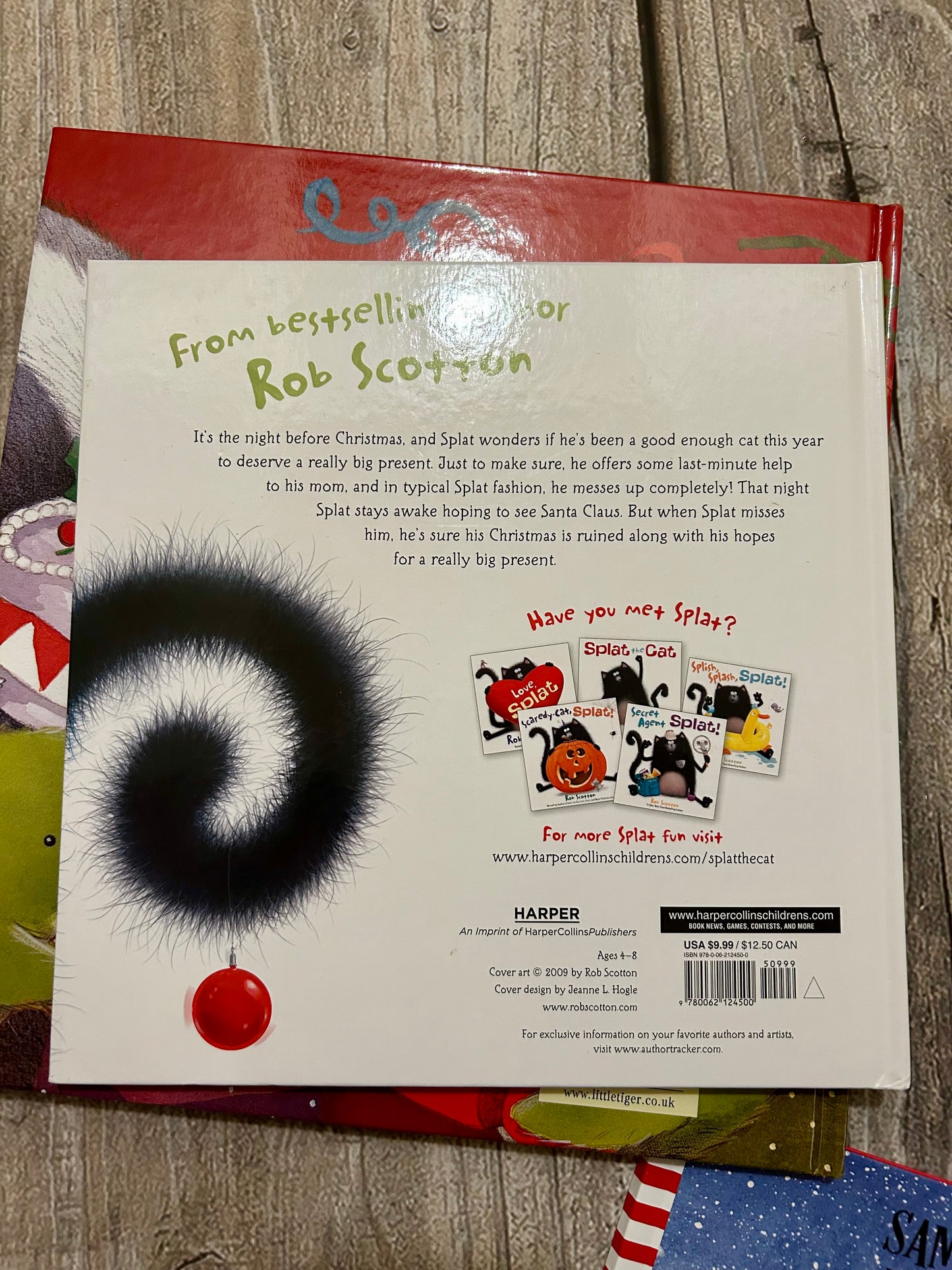 Christmas hardcover books bundle, Splat The Cat, Best Christmas Ever, Santa’s Funny Ho-Ho-Ho