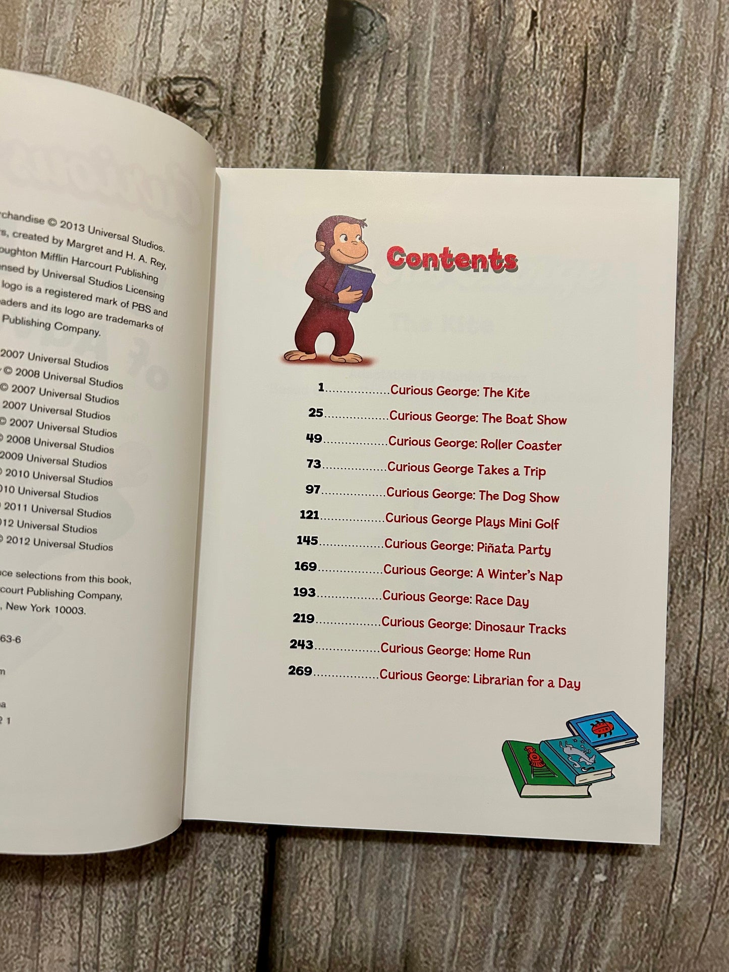 Curious George Big Book of Adventures collection of stories