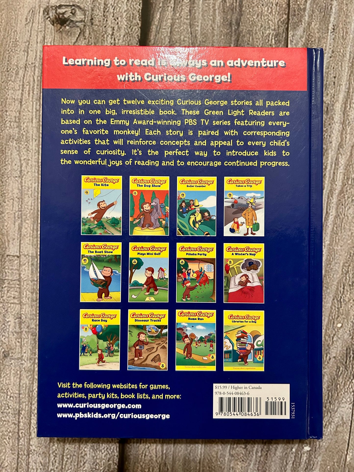 Curious George Big Book of Adventures collection of stories