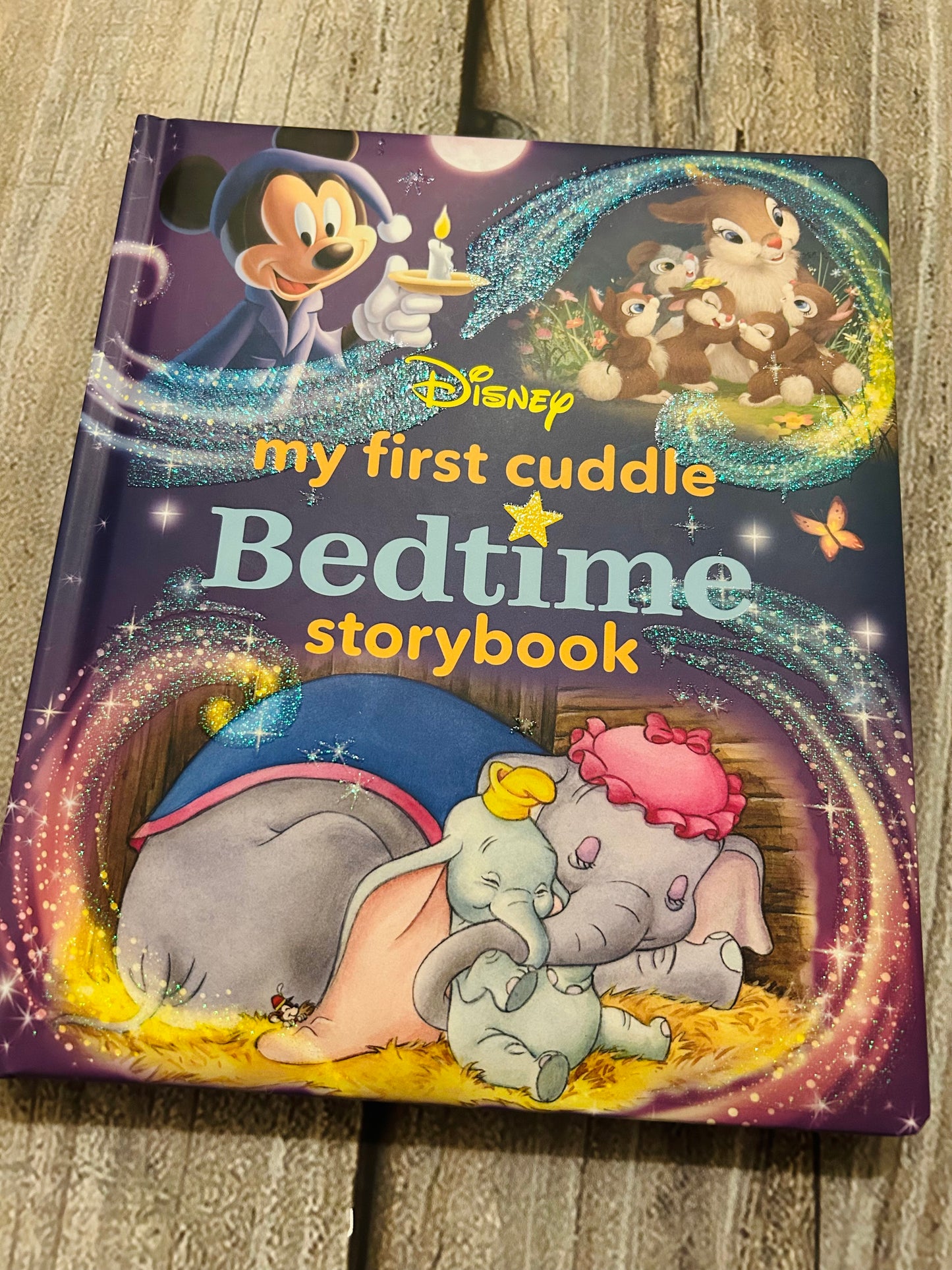 Disney My First Cuddle Bedtime Storybook collection, hardcover, like new