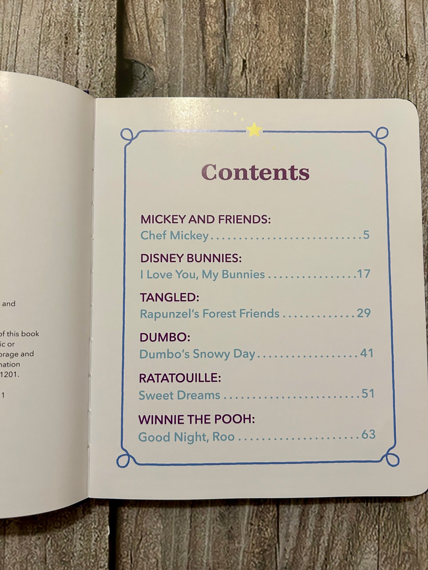 Disney My First Cuddle Bedtime Storybook collection, hardcover, like new