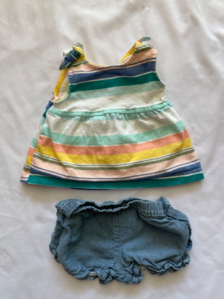 Carter’s 3 month 2 piece set/ stripes , Kids 3 Month (0-3M)