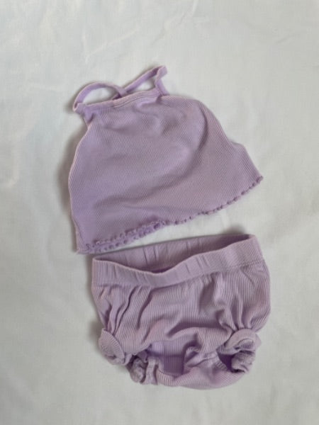 Baby Gap 3-6 months 2 piece purple set , Kids 6 Month (3-6M)