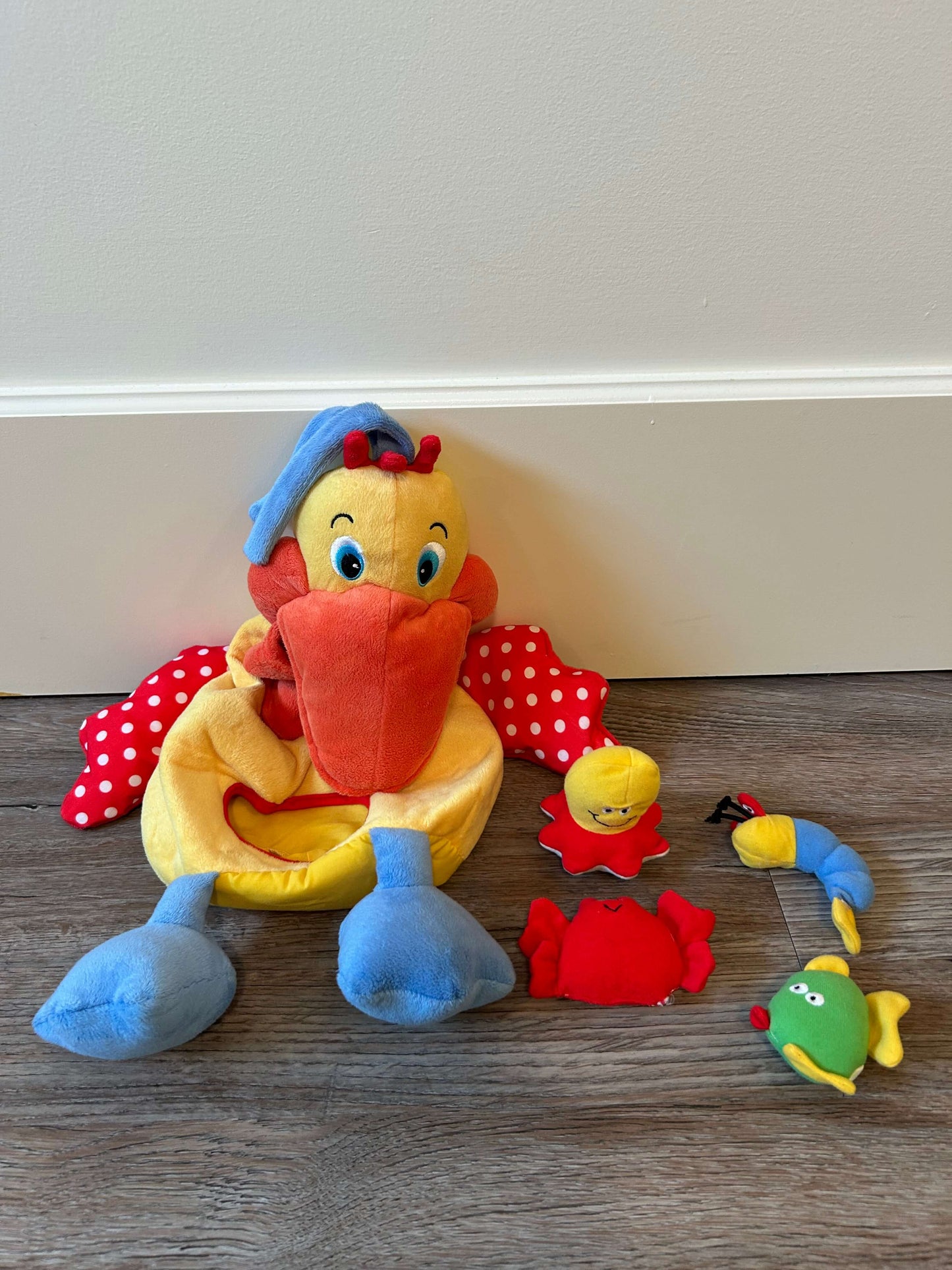 Melissa & Doug K's Kids Hungry Pelican Soft Baby Toy