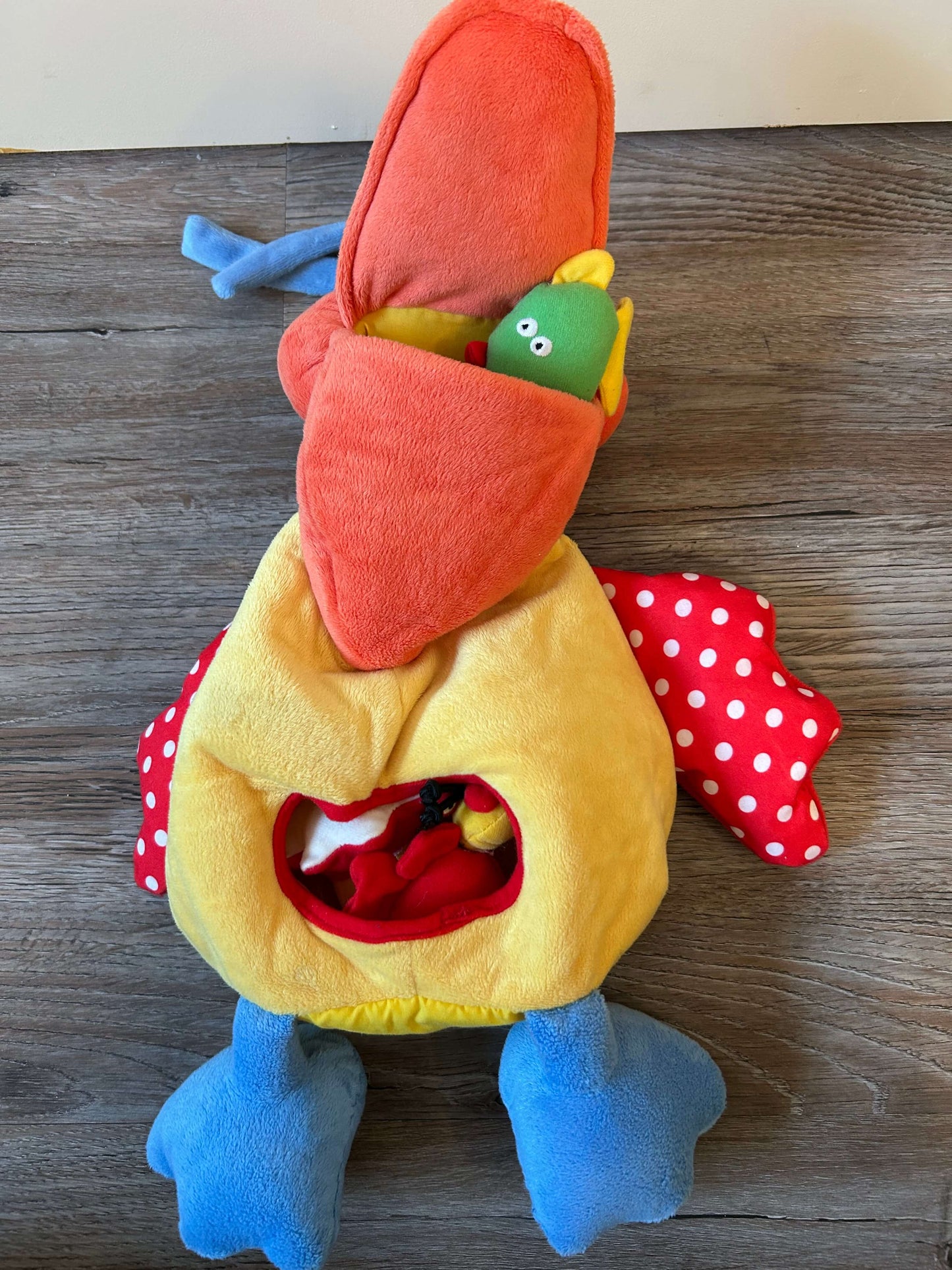 Melissa & Doug K's Kids Hungry Pelican Soft Baby Toy