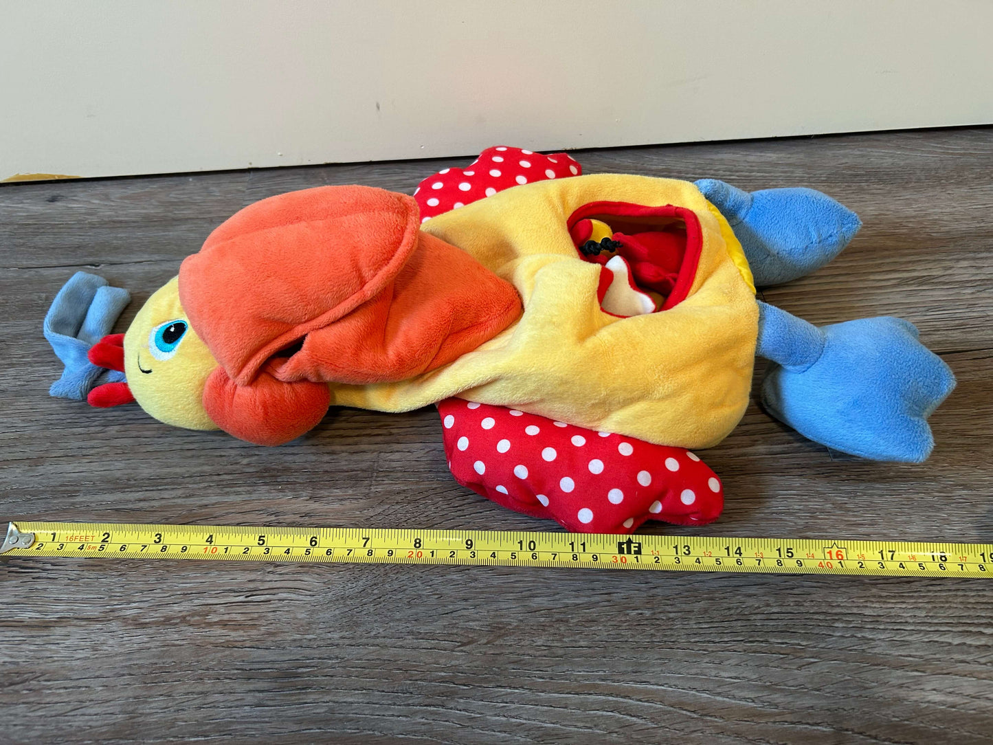 Melissa & Doug K's Kids Hungry Pelican Soft Baby Toy