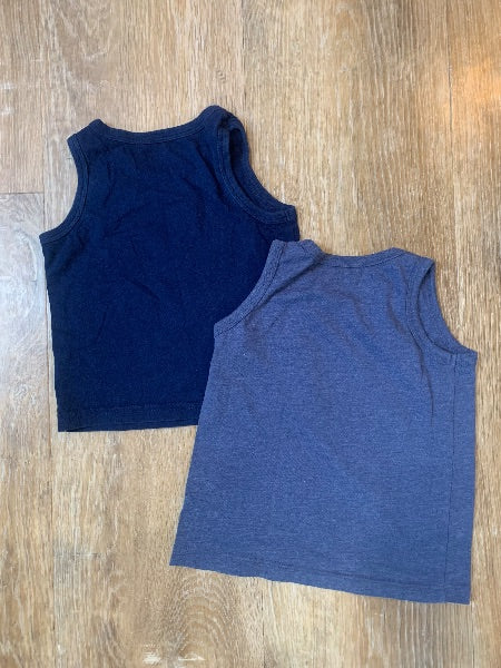 2 Boys Tank Tops - Size 24 months, Kids 24 Month (18-24M)