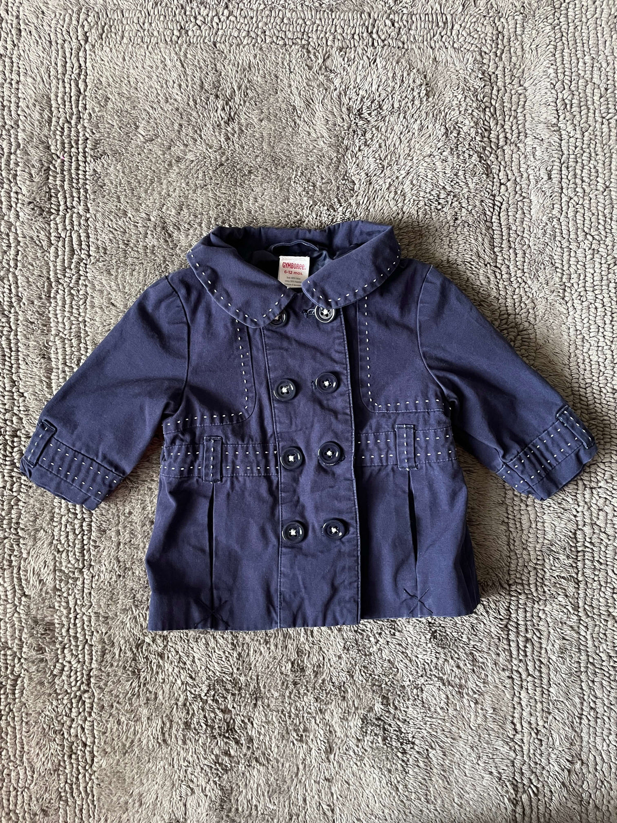 Gymboree 6-12M navy blue jacket with buttons , Kids 9 Month (6-9M)
