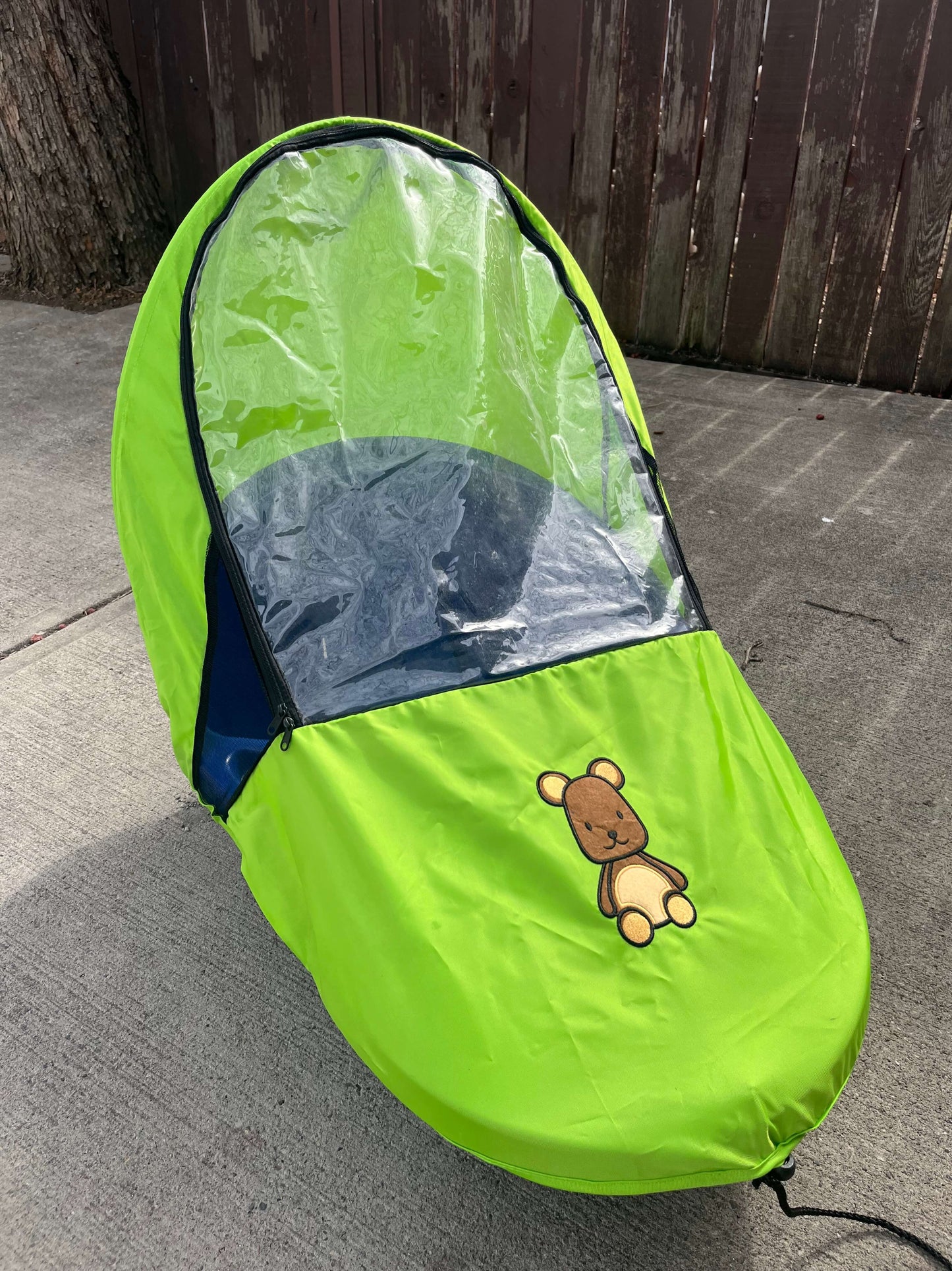 Baby/Toddler sled with canopy cover