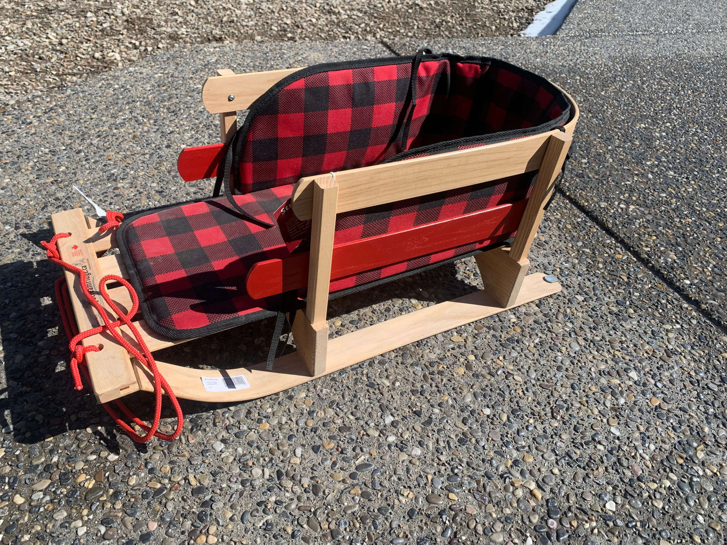 Streamridge Grizzly Sleigh with Plaid Pad