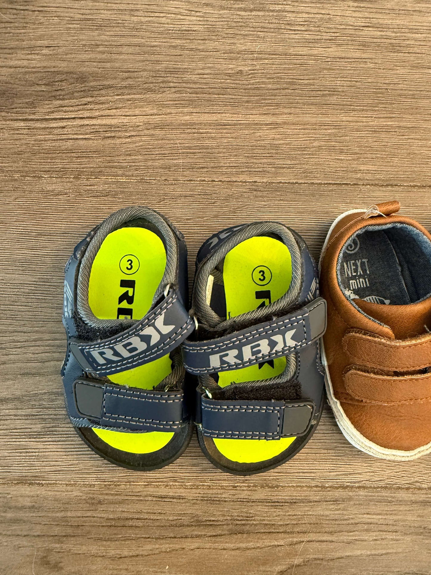Size 3 Shoe Bundle: Sandals and Soft Bottom Zelcro Shoe, Shoes 3 (Baby: 0-12 mth)
