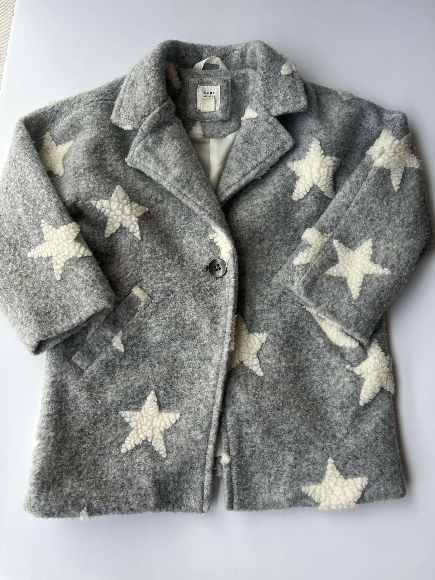 GAP Jacquard Star Coat, Hardly Worn , Kids 2T