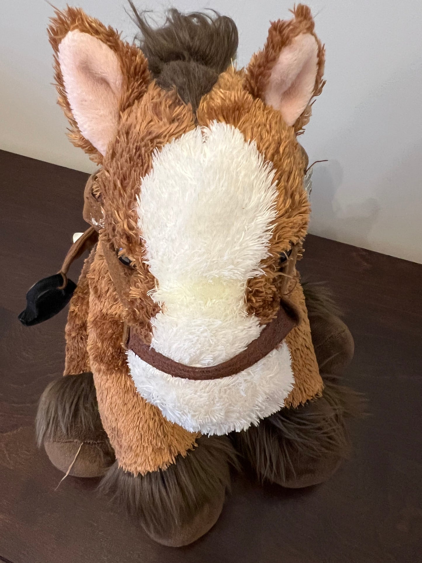 Build A Bear Horse with Saddle, fair condition