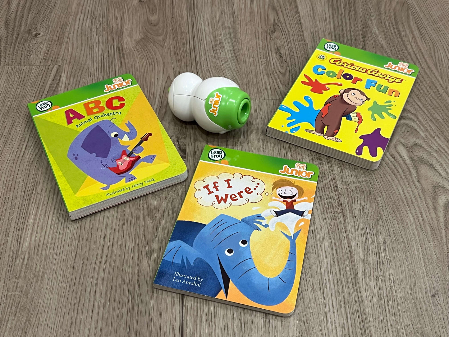 LeapFrog, Jr Tag Reading system with 3 books