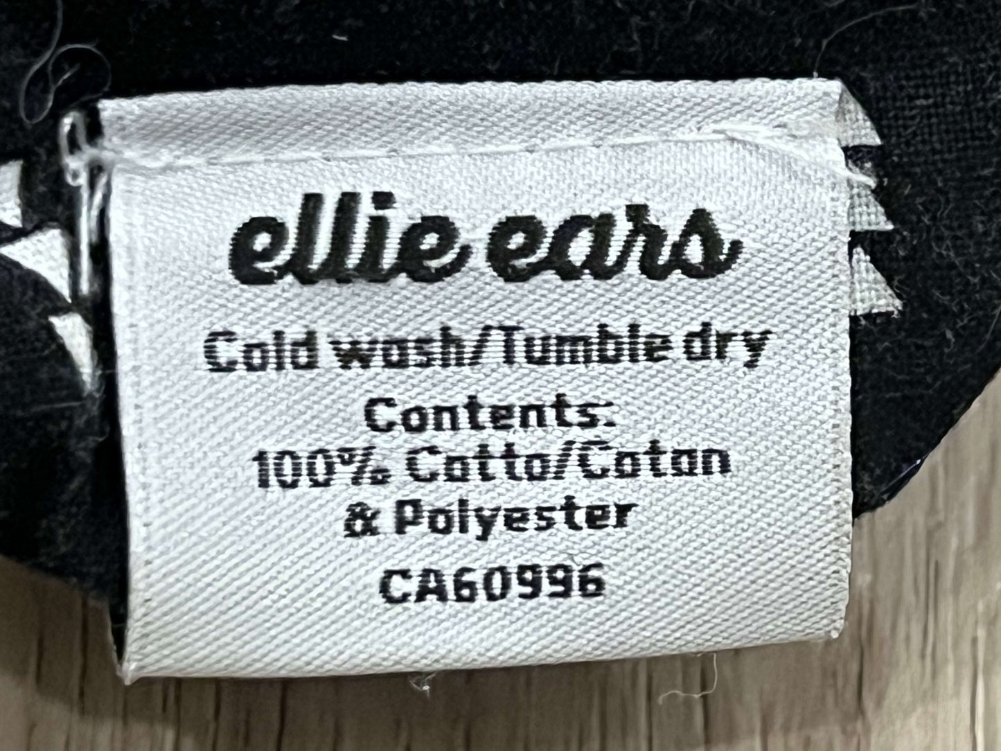 Black Ellie Ears Positional Support Pillow for infants/babies, Very Good Used Condition (VGUC)