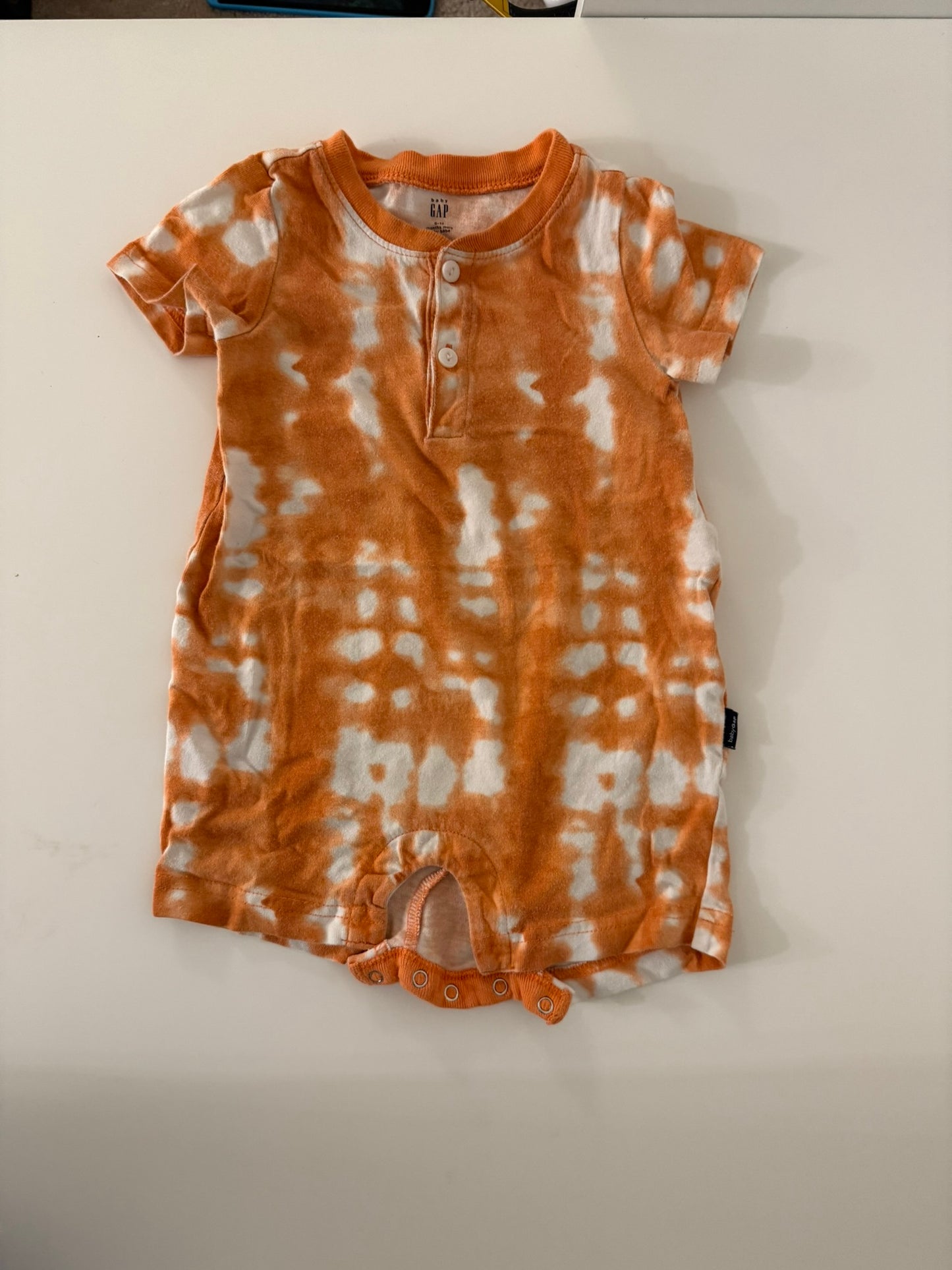 Gap Baby Henley Romper 6-12 Months, Kids 9 Month (6-9M)