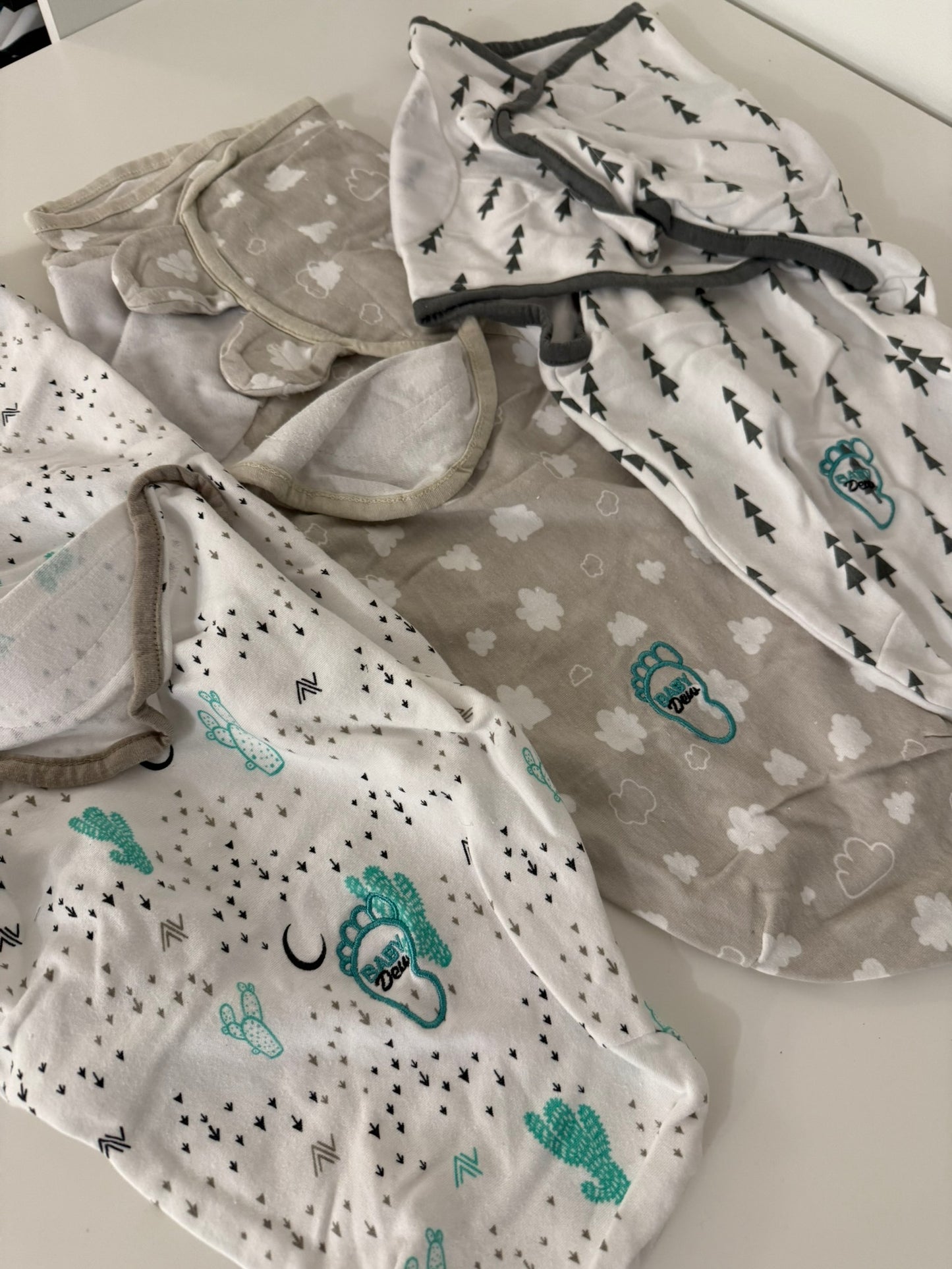 Baby Swaddle Blanket Wrap for Newborn & Infant 100% Breathable Cotton, 0-3 Months (Newborn)