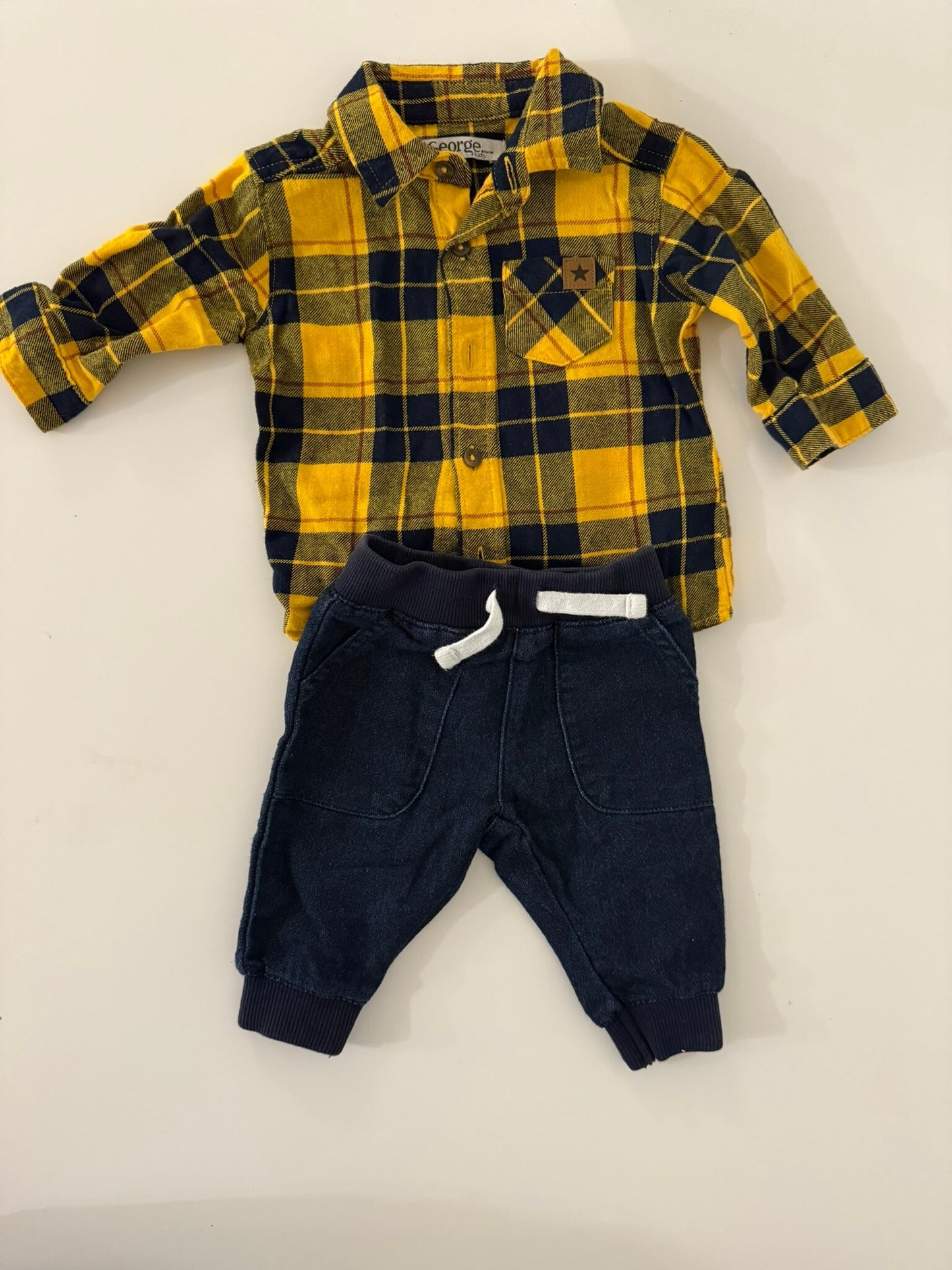 George Shirt and Pants set, Kids 3 Month (0-3M)