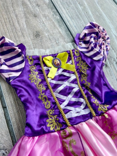 Tangled Rapunzel size 130 (7-8yrs) girls dress, costume, dress up, party dress