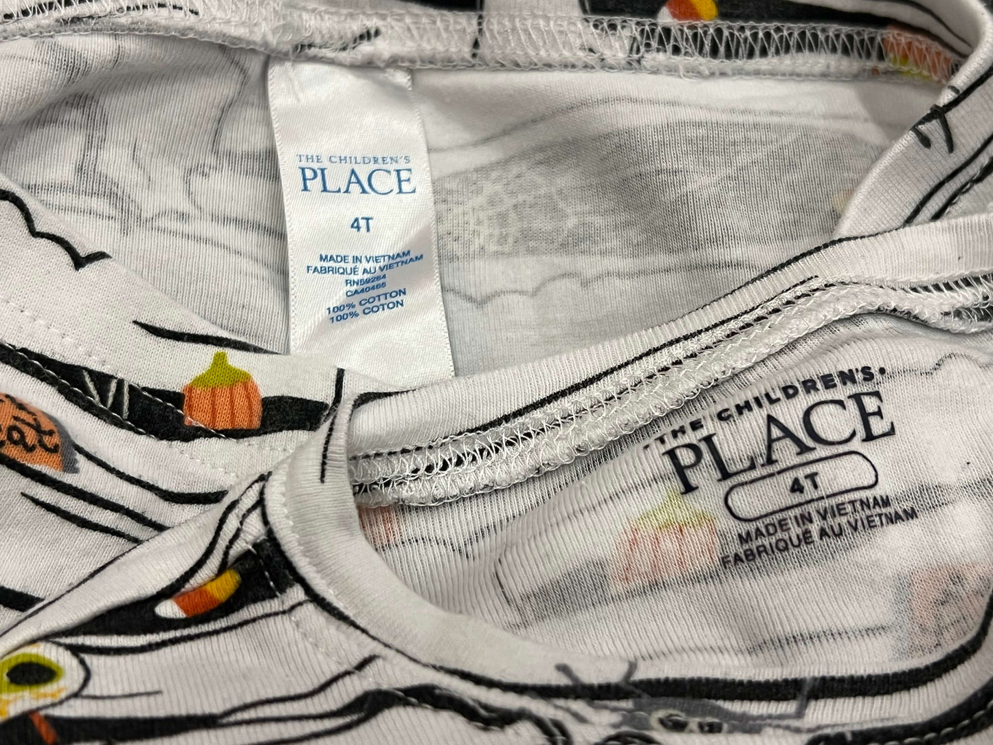 Boys Mummy Halloween Pajamas from The Children's Place (TCP) - L/S PJ Top & Pants, size 4T, Very Good Used Condition (VGUC), Kids 4/4T