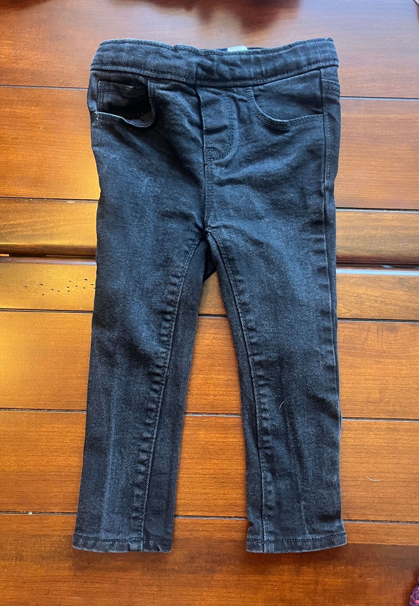 2T Girls Jeggings - 4 EUC Pairs, Kids 2T