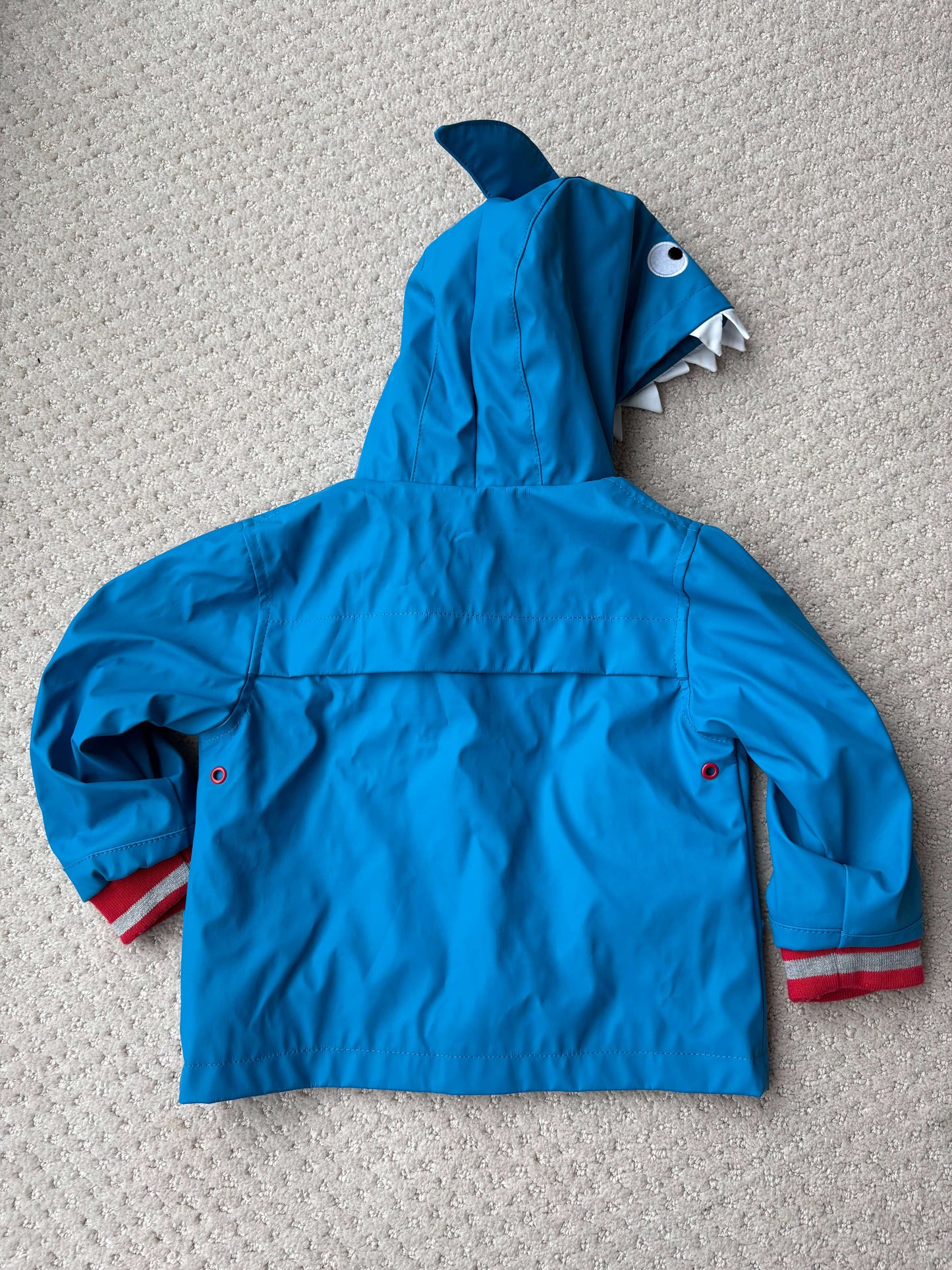 Next 🇬🇧 - blue shark rain jacket, 9-12 months , Kids 12 Month (9-12M)