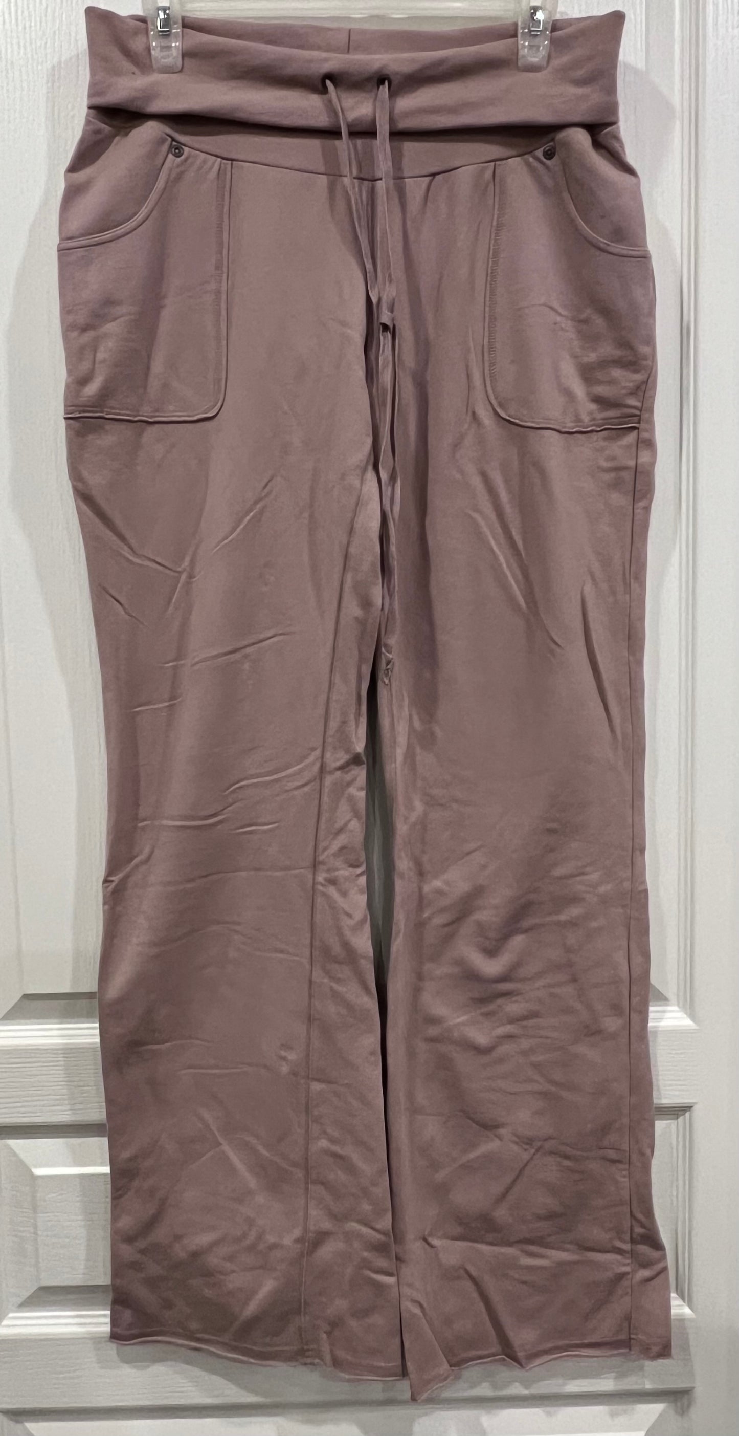 EUC, Mauve/Dusty Rose Knit Maternity Pants, Size Medium, Maternity M (8-10)