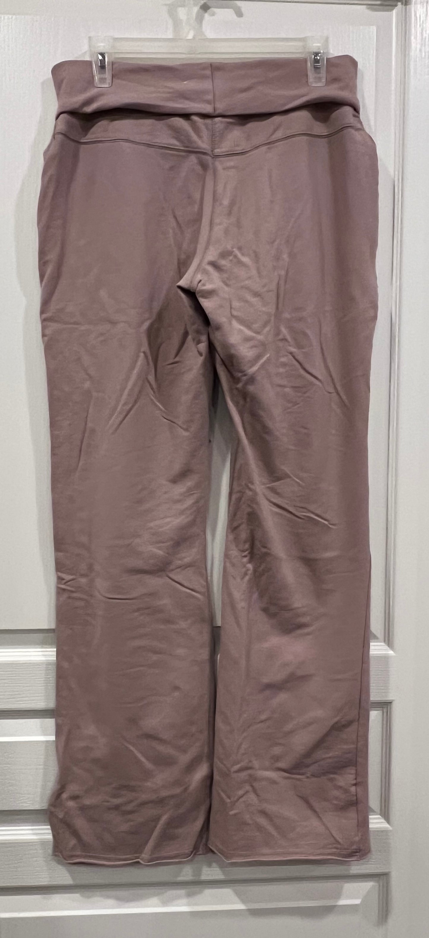 EUC, Mauve/Dusty Rose Knit Maternity Pants, Size Medium, Maternity M (8-10)