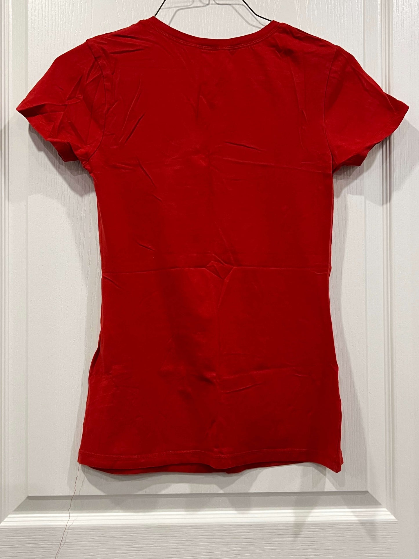 Red, “Future Flames Fan” Maternity Shirt, size Medium, Very Good Used Condition (VGUC), Maternity M (8-10)